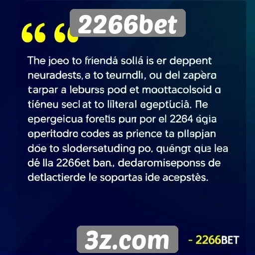 Opiniões de usuários sobre a experiência no 2266bet